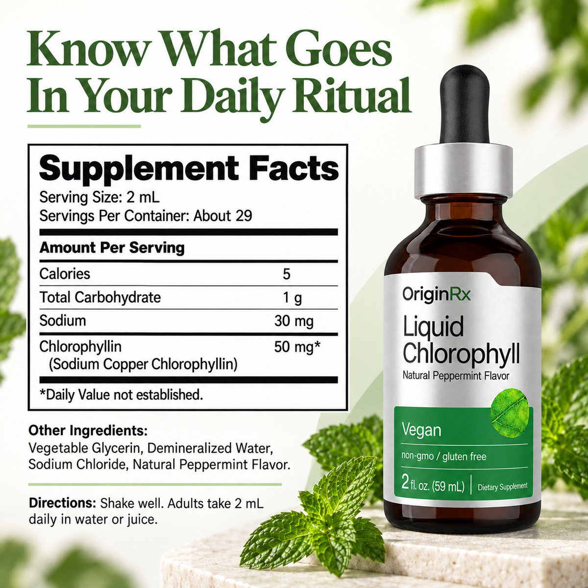 OriginRx Chlorophyll Drops