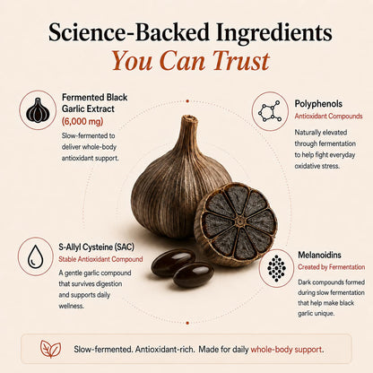 OriginRx Fermented Black Garlic Extract