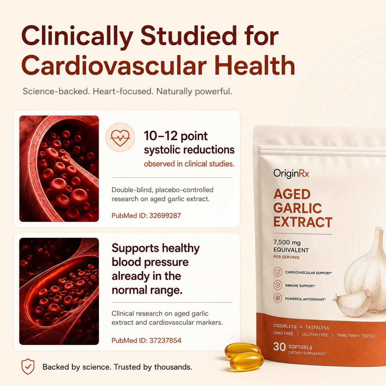 OriginRx Aged Garlic Extract