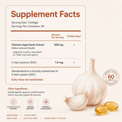 OriginRx Aged Garlic Extract